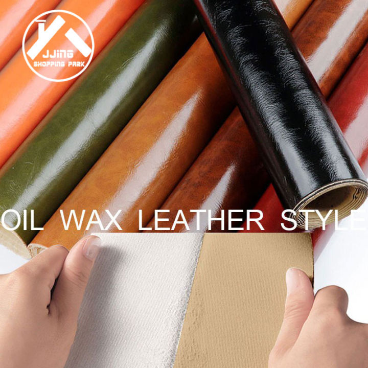 Oil Wax Leather Repair Patch Self-Adhesive Crazy Horse Leather Tape  Upholstery Sticker for Couches Sofa Furniture Car Seats Bag